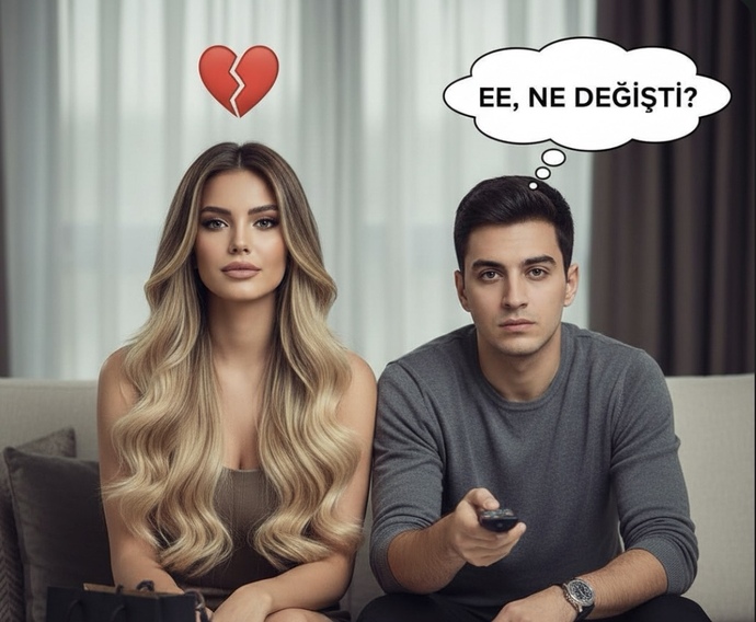 Kuaförden 2.000 TLlik değişimle çıkıp gelince, sevgilinizin Ee, ne değişti? demesi hakkında ne düşünüyorsunuz?
