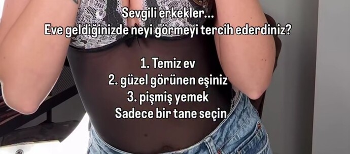 Sadece 1 tane seçme hakkın var. Hangisini seçersin?