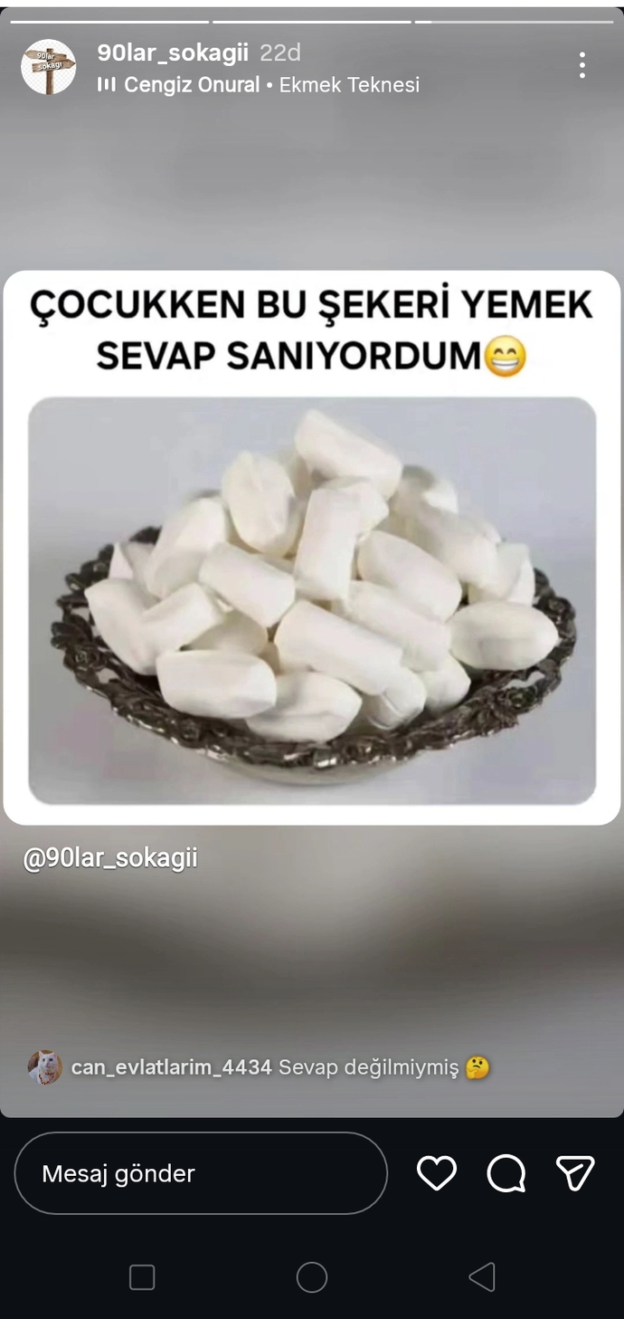 Çocukken bayram şekeri yemenin sevap olduğunu düşünen tek ben miydim 😅?