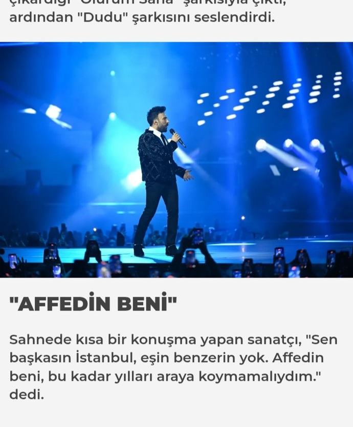 Buraya dönüşüm Tarkan gibi oldu snjnj