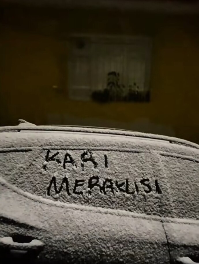 Adını karlara yazdım yâriiiim 😂