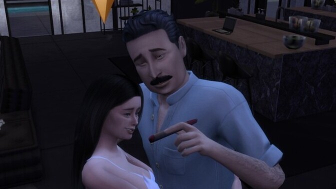 Sims 4 de Bir kadın zengin sevgilisinden hamile kaldı sizce bebeği aldıralim mi buyutelim mi?