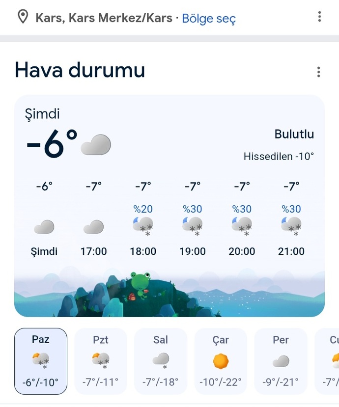 Orada hava nasıl ve kaç derece ?
