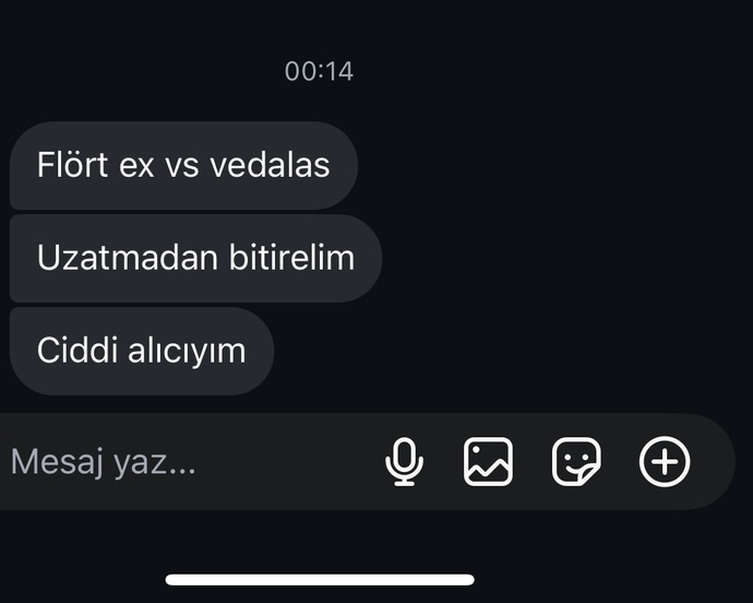 Bu ilk mesaja nasıl cevap verirdiniz?