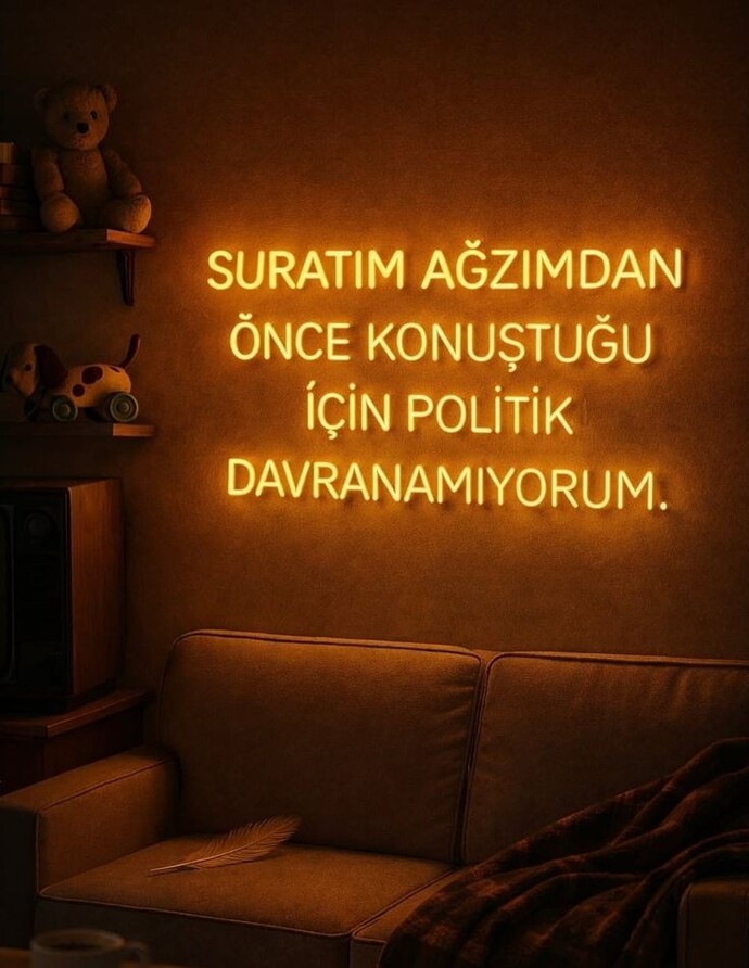 Yüz ifadenizle ne demek istediğini belli edermisin?