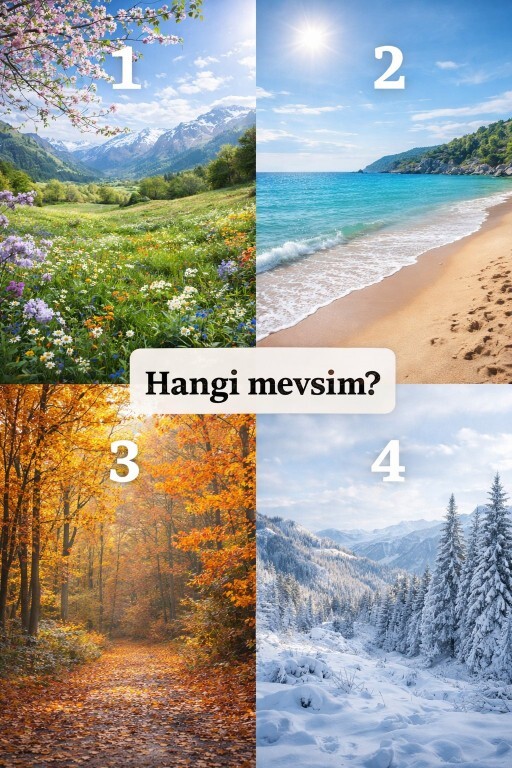 Sizin tercihiniz hangi mevsim?