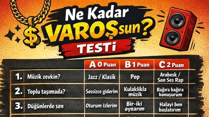Ne kadar varoşsun?