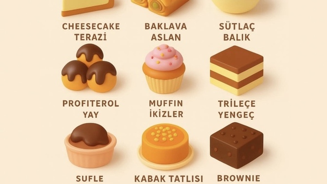 Burçlar Tatlı Olsaydı Senin Favorin Hangisi?