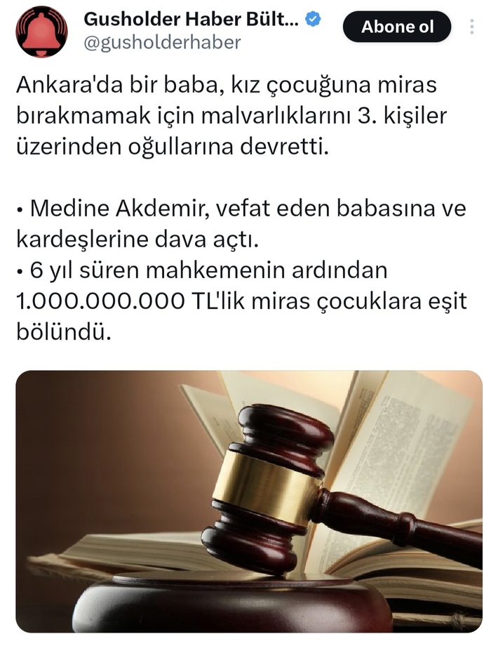 Ailenin mirası sadece erkek çocuklara mı kalmalı?