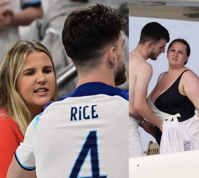 Futbolcu Riceın eşi çok çirkin olduğu iddia edilip aşırı eleştirilmiş. İnsanlar neden altta yatan sebebe bakmaz ki?