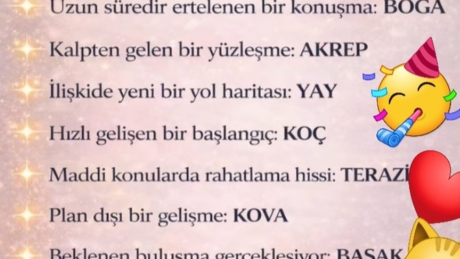 Bu ay bitmeden burcuna göre sana gelen bir mesajın var bak bakalım neymiş?