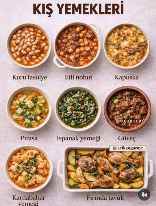 Kış yemeklerinden hangisi favorin?