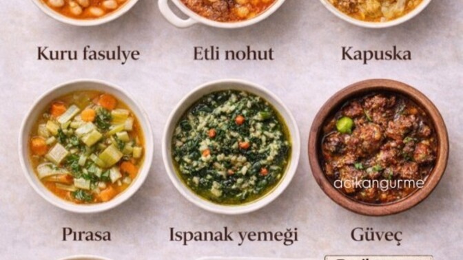 Kış yemeklerinden hangisi favorin?