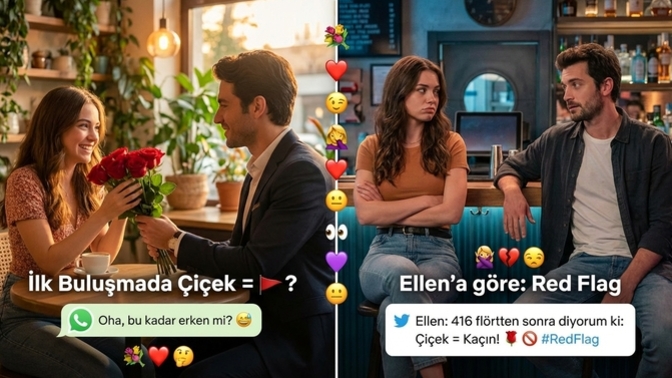 İlk buluşmada çiçek getiren erkek güvenilmez mi sizce?