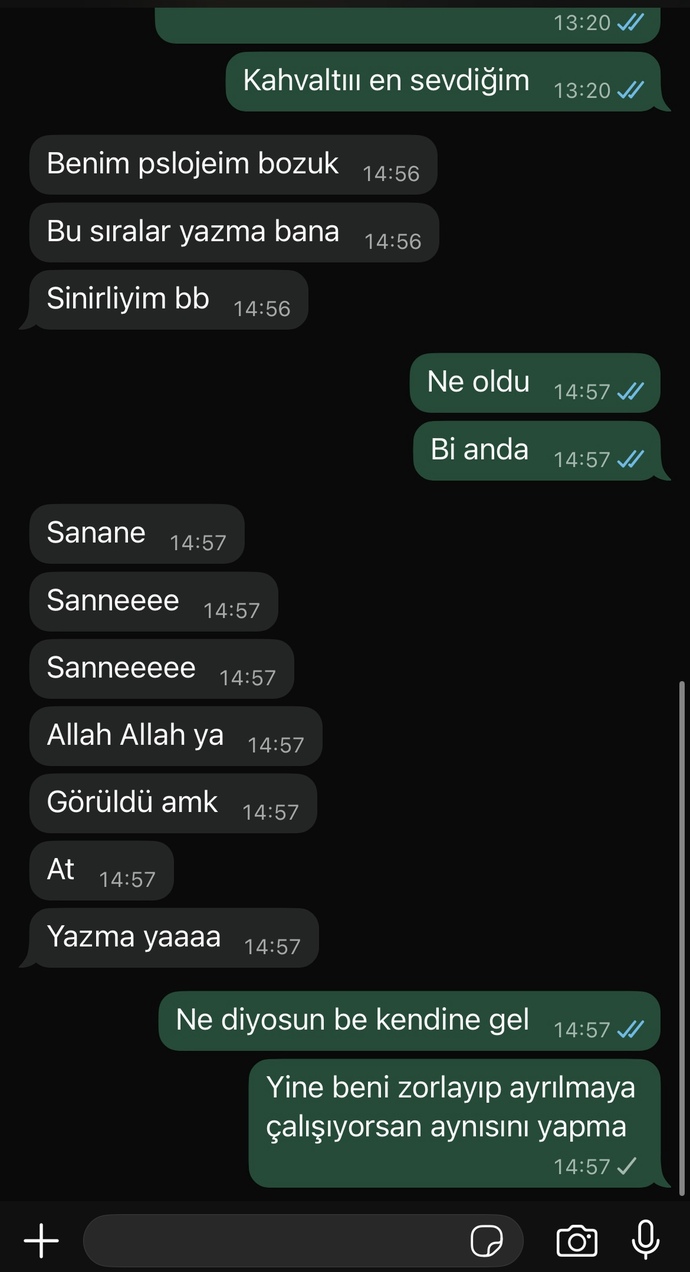 Bi erkek niye böyle yapar?