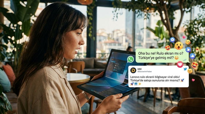 Lenovo’nun rulo ekranlı bilgisayarı Türkiye’ye gelse alır mısınız?