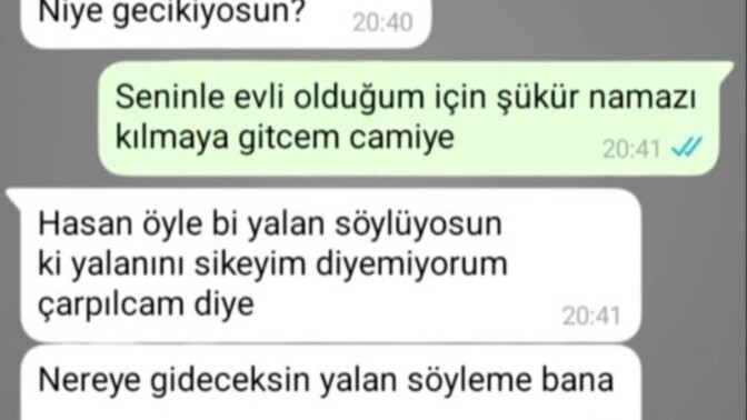 Yalanın kokusunu hemen alır mısınız?