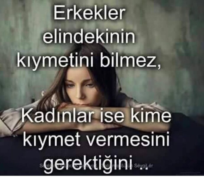 Erkekler elindekinin kıymetini bilmiyor mu?