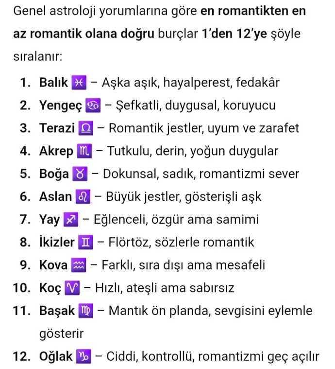 Burcuna göre ne kadar romantiksin, gerçekten uyuyor mu 🥰?