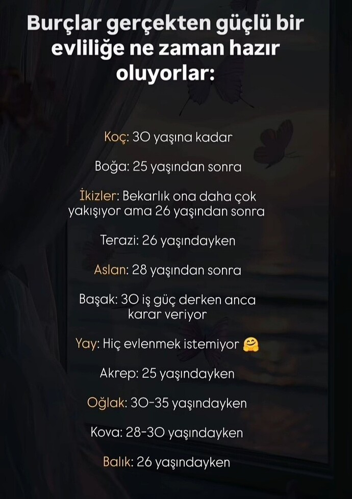 Evliliğe hangi yaşlarda hazır hissedersin?