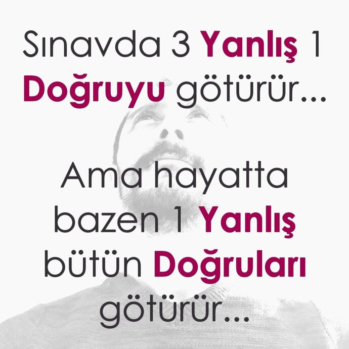 Gerçek hayatta bir yanlış kaç doğruyu siler, sizce güven böyle mi biter?