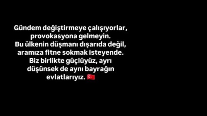 Bayrak olayı ile ilgili paylaşım yaptım da yanlış mıyım?