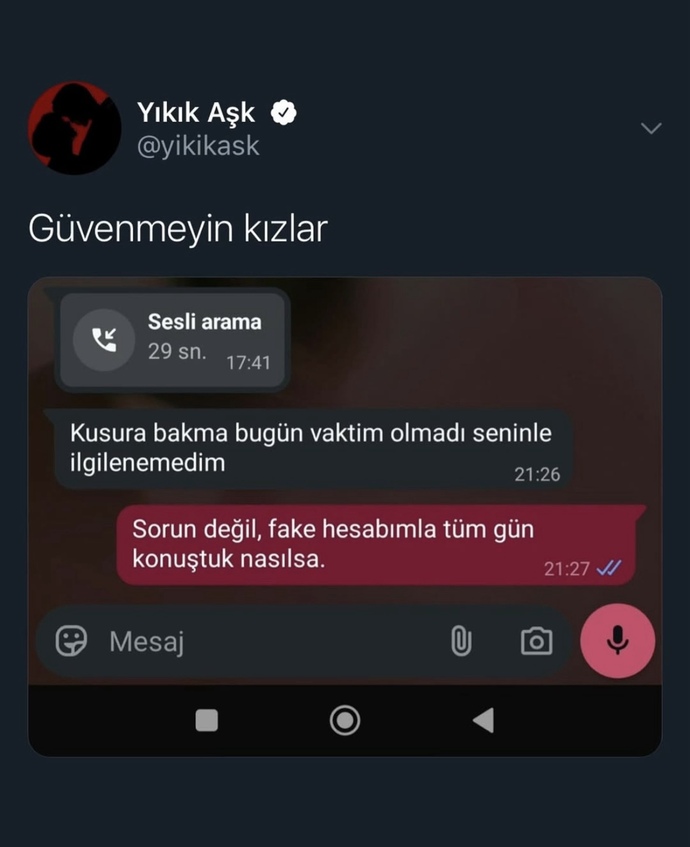 Tüm erkekler için geçerli diyebilir miyiz?