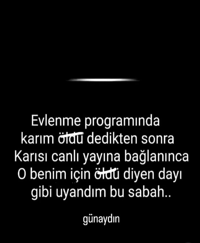 Evde yatakta nasıl bir şekil şükülde uyanıldı bugün nasıl devam eder?