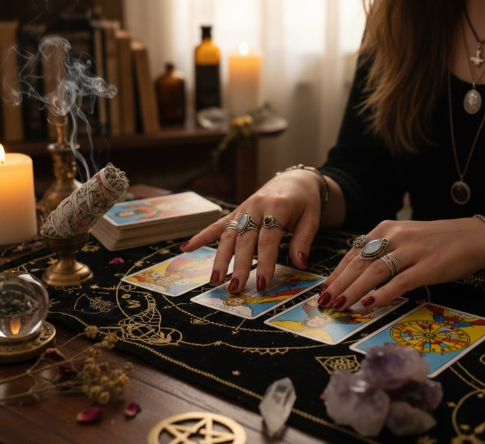 Aklındaki kişi seni düşünüyor mu merak ediyorsun tarot kartlarına beraber bakalım mı 🔮?