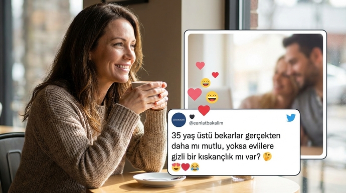 35 yaş üstü bekarlar gerçekten daha mı mutlu, yoksa evlilere gizli bir kıskançlık mı var? 🤔