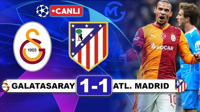 Galatasaray - Atletico Madrid ile 1-1 berabere kalarak şampiyonlar liginde ilk 24ü garantiledi gibi! Maçı nasıl buldunuz?