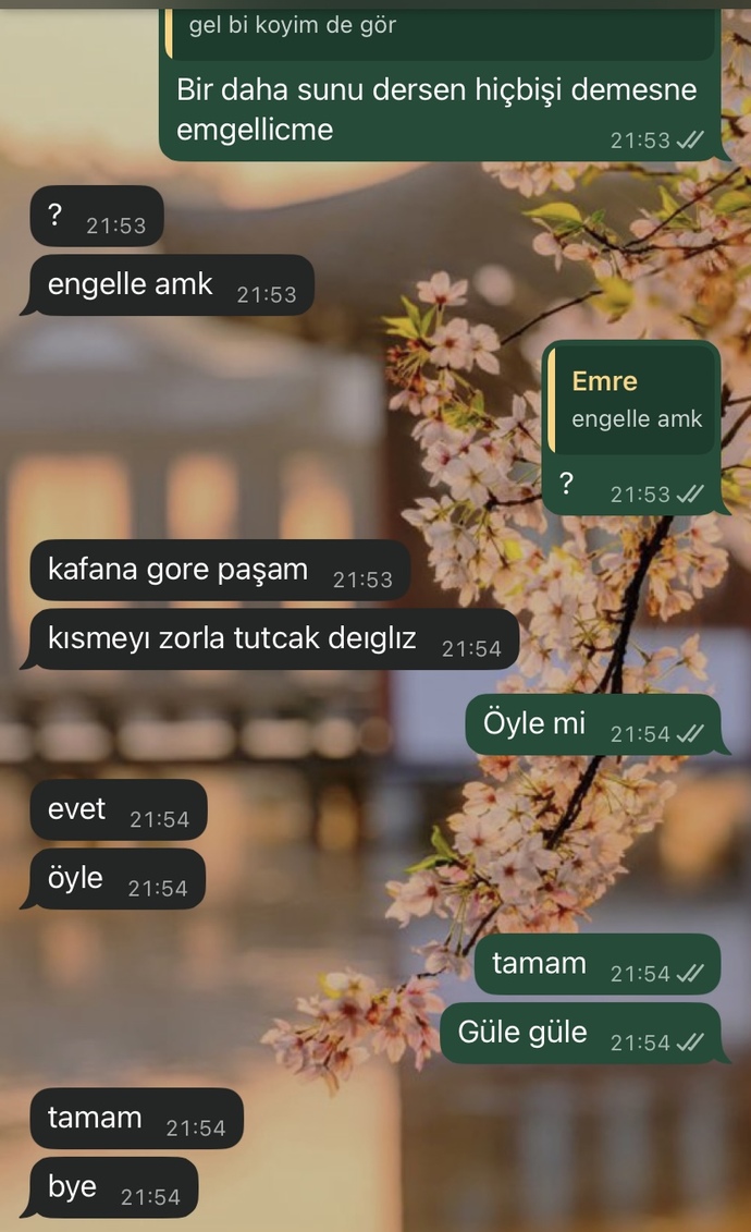 Sizce ben mi hatalıyım o mu?