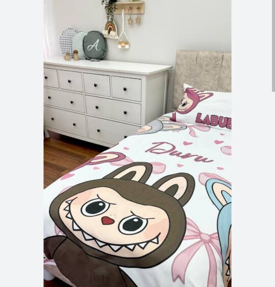 Labubu desenli yatak ister miydiniz?