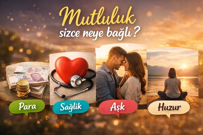 Mutluluk sizce neye bağlı?
