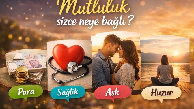 Mutluluk sizce neye bağlı?