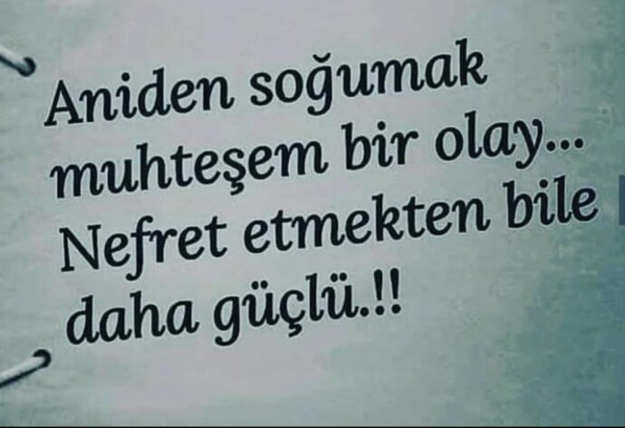 Birini soğutan en hızlı şey ne?