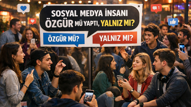 Sosyal medya insanı özgür mü yaptı, yalnız mı?