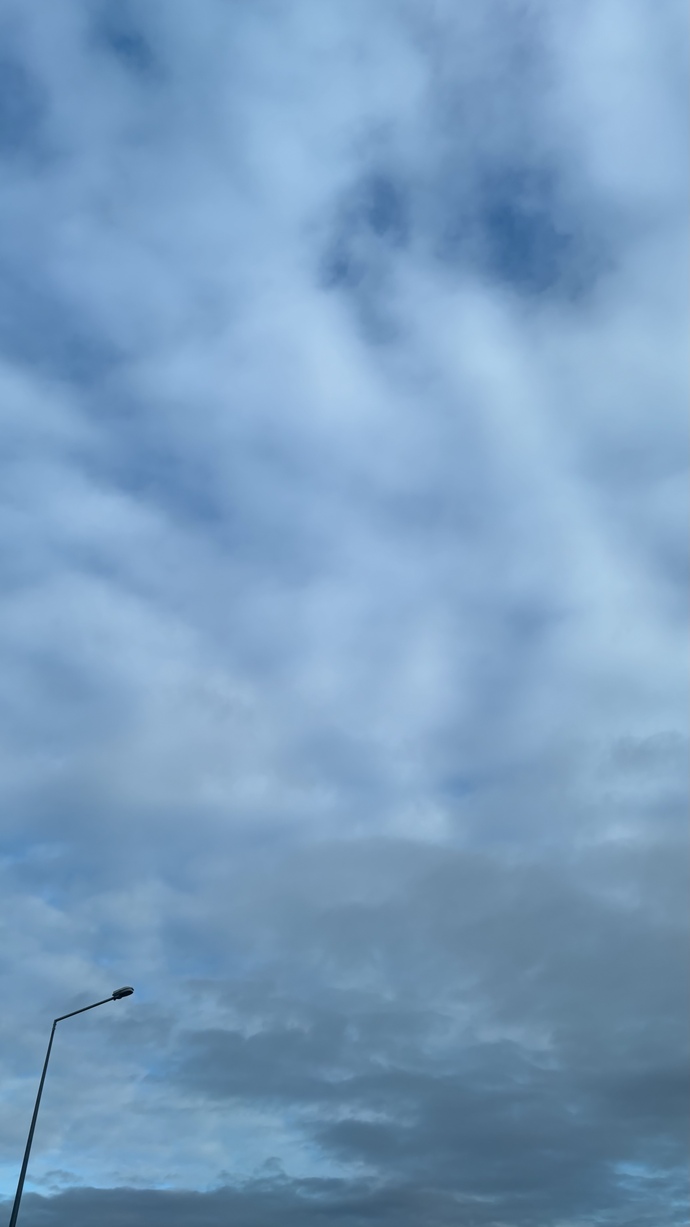 Anlık manzaram. Burada hava buz gibi ve kasvet verici, sizde nasıl?
