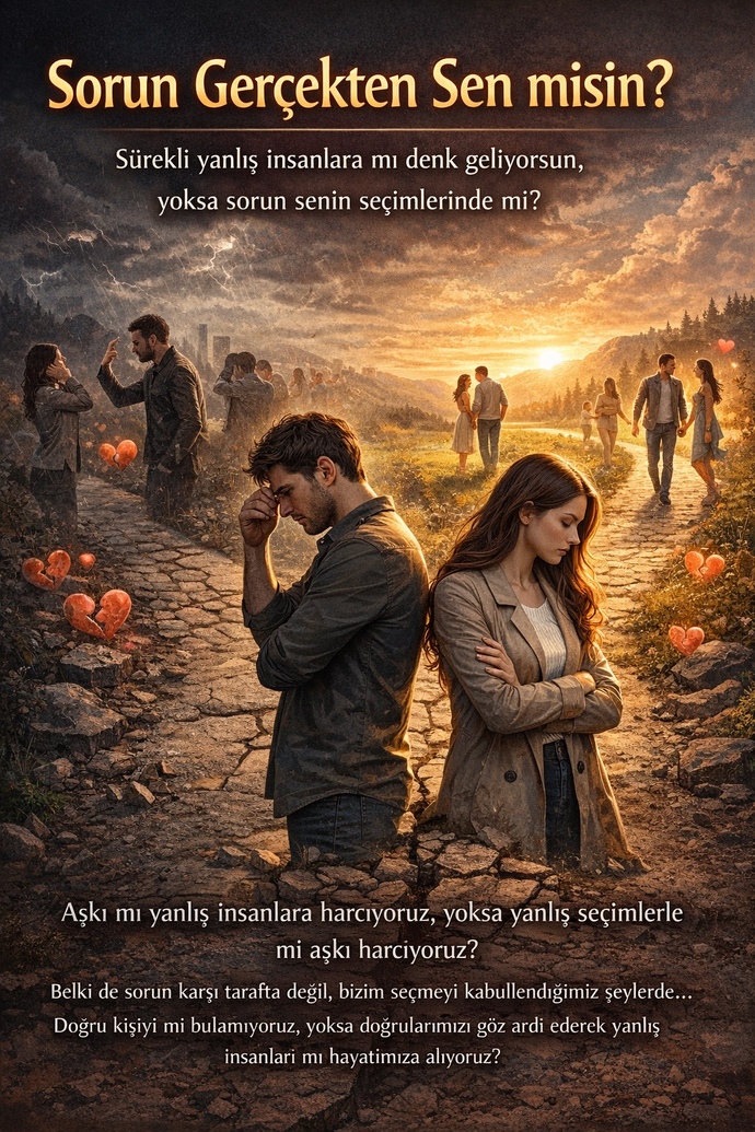 Sorun gerçekten sen misin?