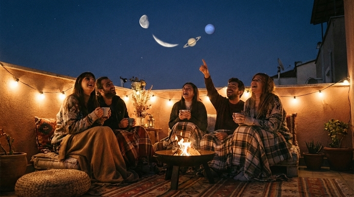 Bu gece gökyüzü bize gülümsüyorken hangi dileği tutuyorsun? 🌙