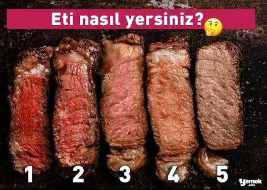 Eti nasıl yiyorsunuz?