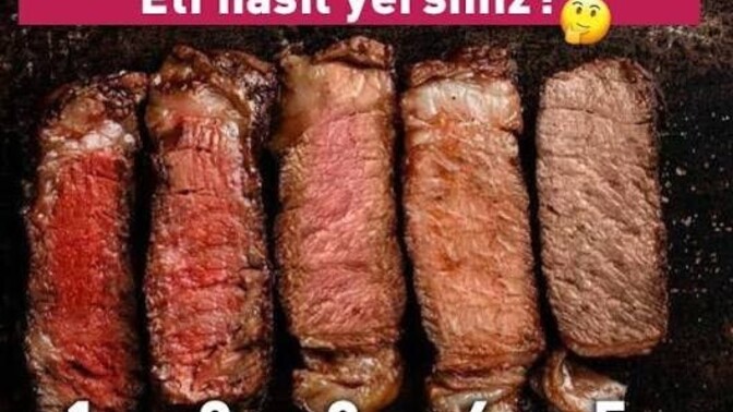 Eti nasıl yiyorsunuz?