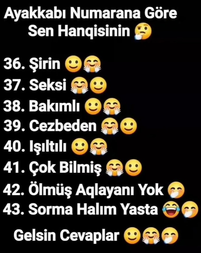 Ayakkabı numarana göre sen hangisi oluyorsun 🙄?