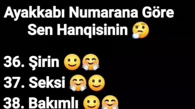 Ayakkabı numarana göre sen hangisi oluyorsun 🙄?
