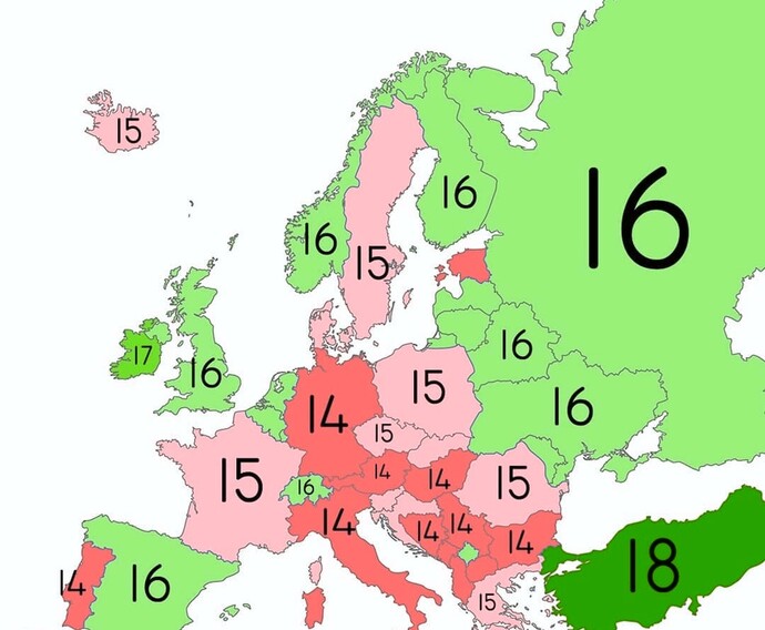 sende legal yaş 18 diye tüm dünya 18 mi sanıyordun?