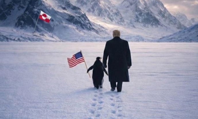 Sizce Başkan Trumpın yer aldığı bu görseldeki yanlışlıklar nelerdir?