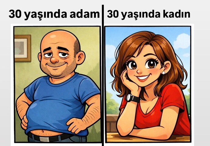 Adamlar kadınlara göre daha mı çabuk yaşlanır?