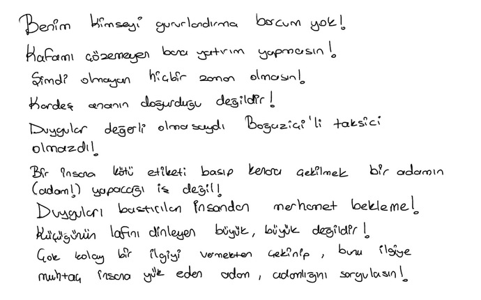 Hayat mottolarım nasıl?