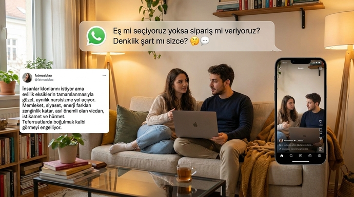 Eş mi seçiyoruz yoksa sipariş mi veriyoruz 🤔 Sizce denklik şart mı?