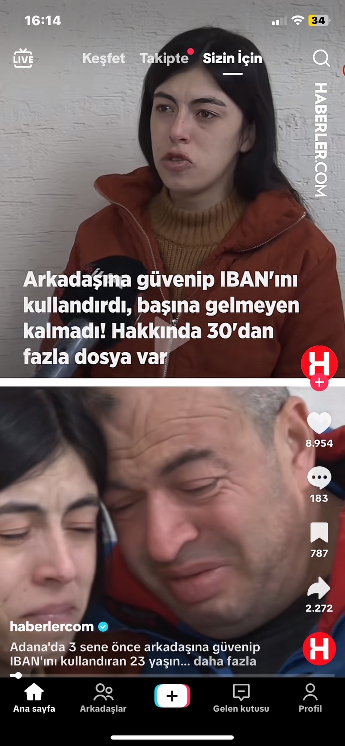 Bu haberi gördünüz mü iban ve isim soy isim vermekten bişi olur öu?